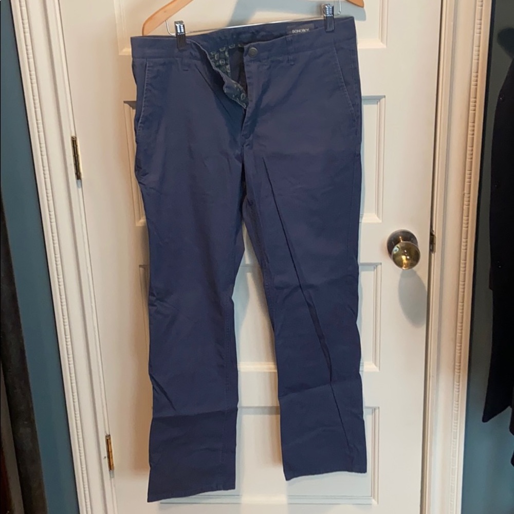 Bonobos blue 34W/32L slim fit chinos